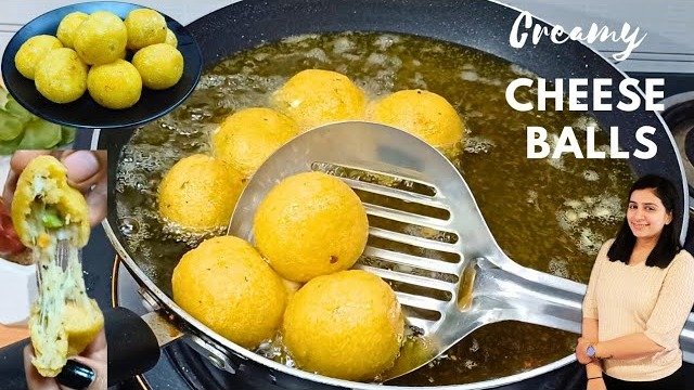 Crispy and Creamy Homemade Semolina Cheese Balls