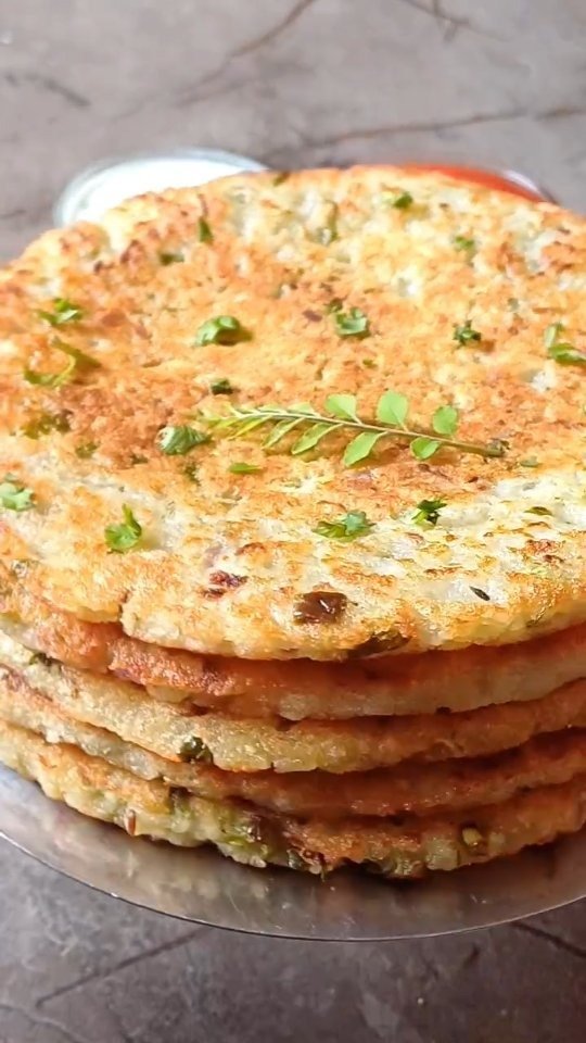 Healthy Bottle Gourd Breakfast Pancakes