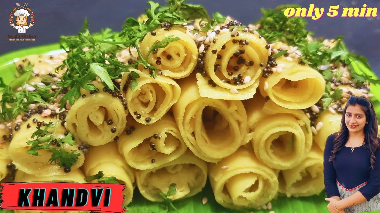 Quick and Easy Gujarati Khandvi Recipe